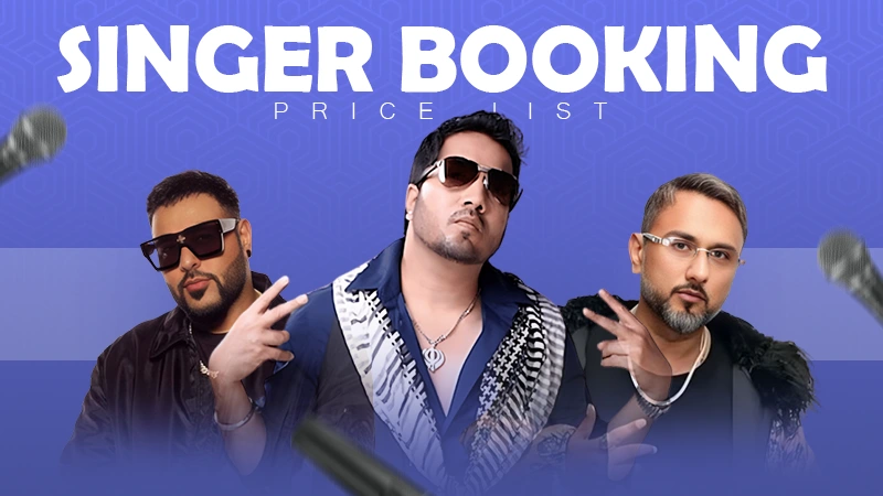 singer booking price list